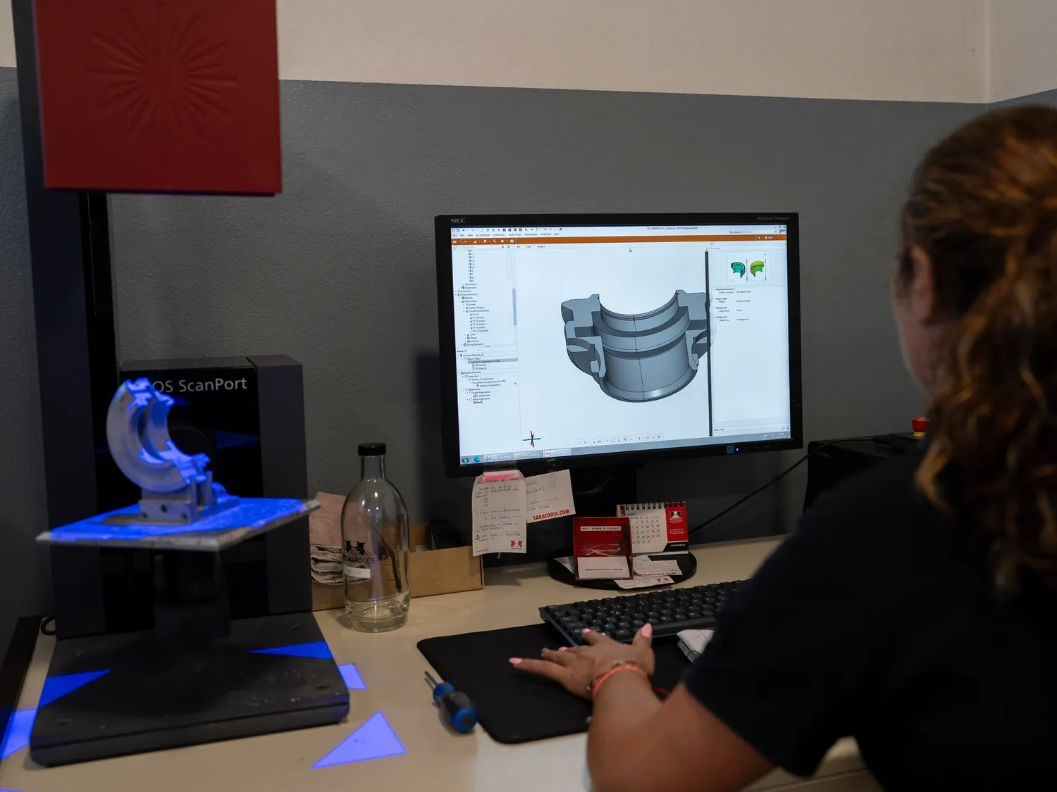 Dimensional control and metrology at Neckmolde